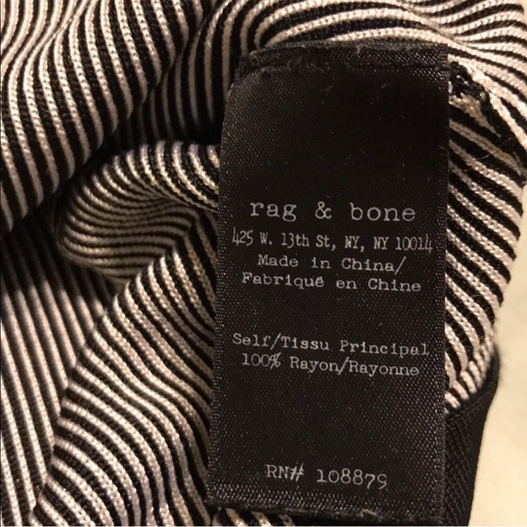 Rag & bone t shirt size 0 xs - Picture 3 of 4